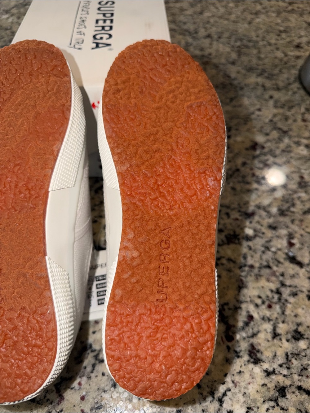 Size 5.5W Superga 2750 Cotu Classic White Rose Gold SKU S000010 Brand New - Picture 9 of 9